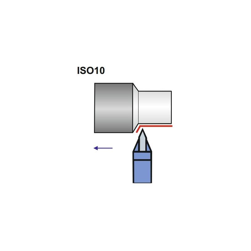 Nóż Tokarski NNPe 16X10 S30/P30 ISO 10 - Artykuły Techniczne