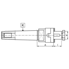 Trzpień frezarski MK4 Fi 32 DIN 228 - Artykuły Techniczne - zdjęcie 1