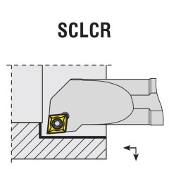 Nóż Tokarski SCLCR 25X25 M09 Akko - Artykuły Techniczne - zdjęcie 1