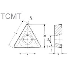 Płytka TCMT 16T308 borazonowa Horn - zdjęcie 2