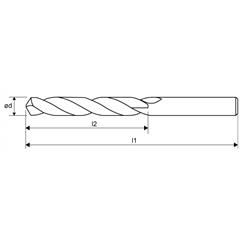 Wiertło kobaltowe 1 mm - HSSE DIN 338 - Artykuły Techniczne - zdjęcie 1