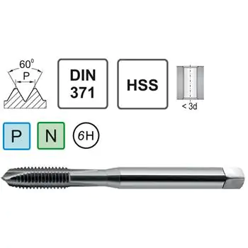 Gwintownik Maszynowy M2 DIN 371 B HSS Werko