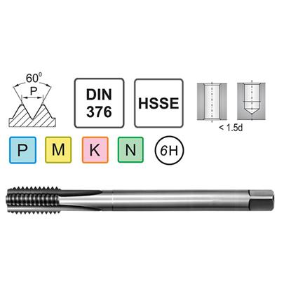 Метчик UNC 1-8 DIN 376 C HSSE