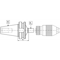 Trzpień wiertarski BT40 B16 - MAS 403 BT - Artykuły Techniczne - zdjęcie 1