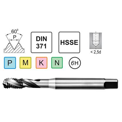 Метчик машинный М5 DIN 371/35 HSSE