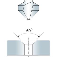 Pogłębiacz stożkowy fi 31,5 60 stopni HSS - zdjęcie 2
