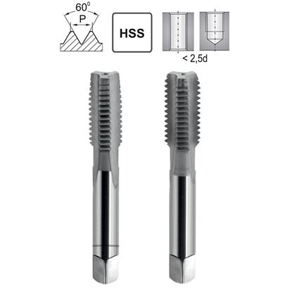 Ручной метчик UNF №4-48 DIN 2181/3 HSS