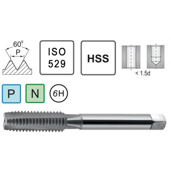 Метчик машинный М68х3 ИСО-529 №2 HSS