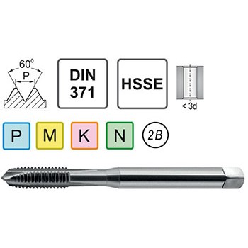 Метчик UNF 5/16-24 DIN 371 B HSSE Fanar