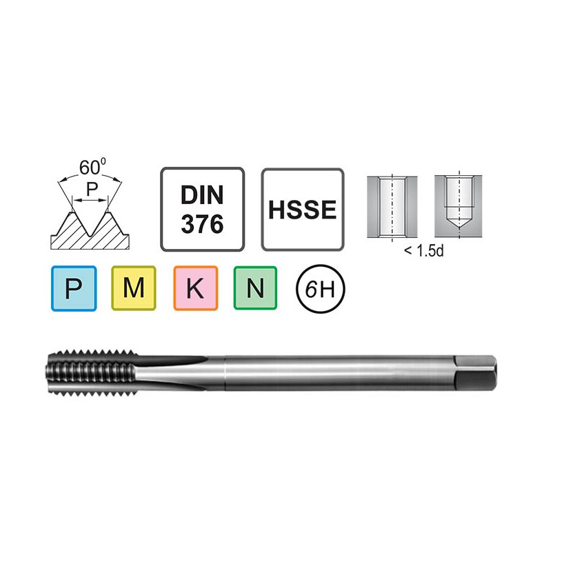 Machine Threader M25x2 HSSE - Inox - photo 1 Machine Threader M25x2 HSSE - Inox - photo 1