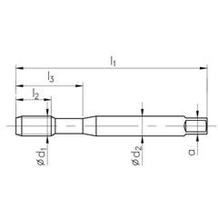 Wygniatak M8 DIN 371 C HSSE-PM - Fanar - zdjęcie 1