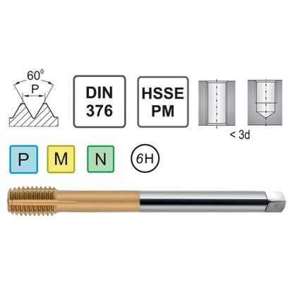 Формовочный инструмент M12 DIN 376 C 6HX HSSE-PM WGN TN