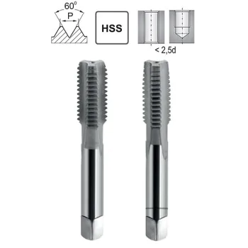 Gwintownik Ręczny M4 DIN 352/2 6H HSS