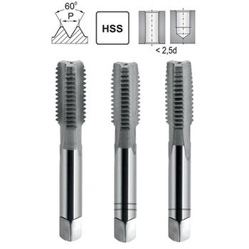 Ручной метчик M2 DIN 352/3 6H HSSE Inox Fanar