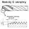 Gwintownik maszynowy 3/16-24 UNS - DIN 374 C HSSE - zdjęcie 2