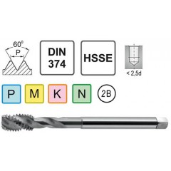 Gwintownik UN 1.1/8-8 DIN 374/40 C HSSE Fanar