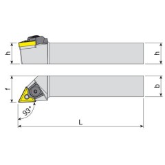 Nóż Tokarski MTJNR 25x25 22 Akko - zdjęcie 2