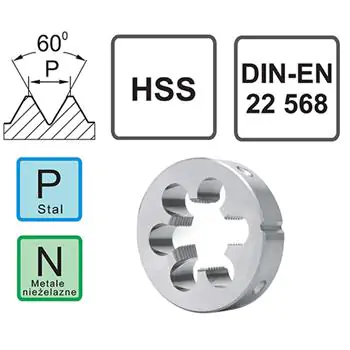 Narzynka M18X0,5 LH HSS 800 DIN 22 568