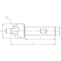 Frez ćwierćokrągły R1 DIN 6518 HSS - Artykuły Techniczne - zdjęcie 1