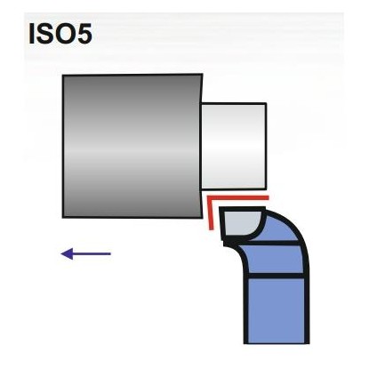 Nóż Tokarski NNBk 40X40 S20/P20 ISO 5R - Artykuły Techniczne