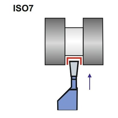 Nóż tokarski przecinak lewy NNPc 50X32 H10/K10 ISO 7L
