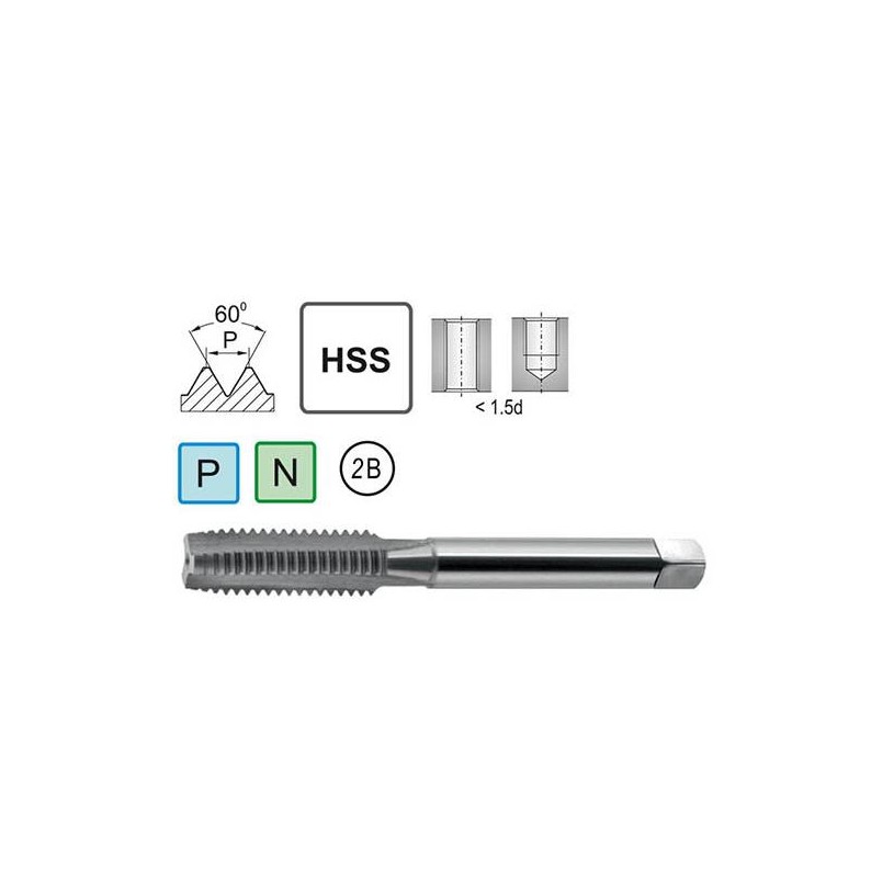 Tap UNC 7/16-14 DIN 376 D HSS Tap UNC 7/16-14 DIN 376 D HSS