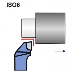 Nóż Tokarski NNBf 32X32 H40/K40 ISO 6L - Artykuły Techniczne