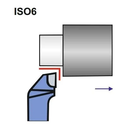 Nóż Tokarski NNBf 32X32 H40/K40 ISO 6L - Artykuły Techniczne