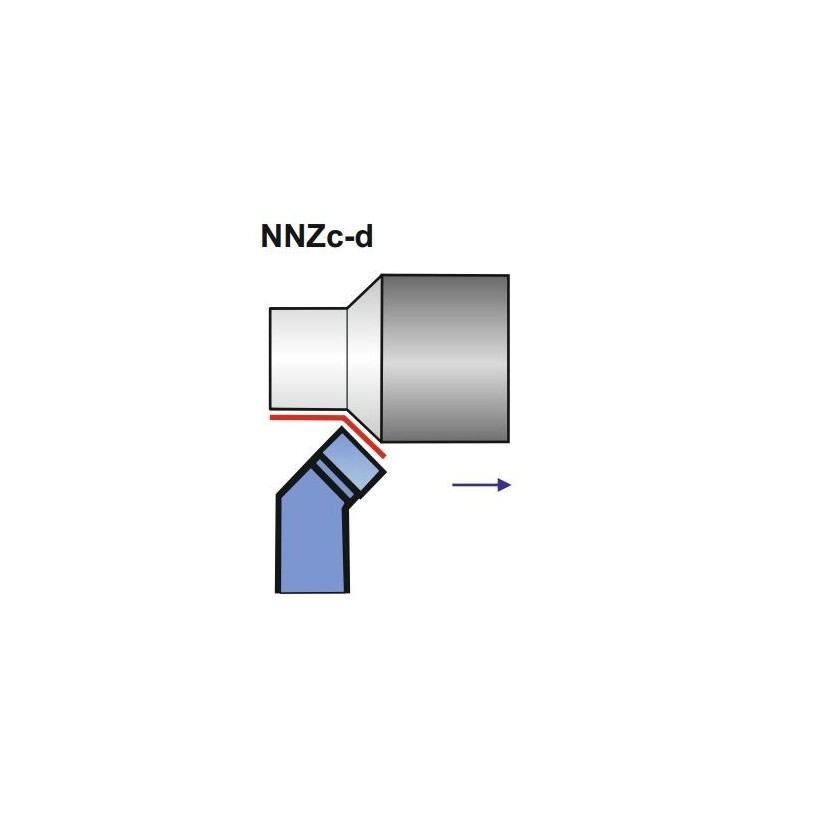 Turning Tool NNZd 12X12 SW7 ISO 2L