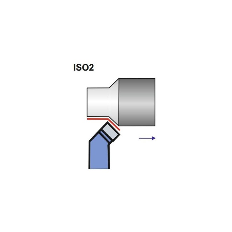 Turning Tool NNZd 12X12 H10/K10 ISO 2L