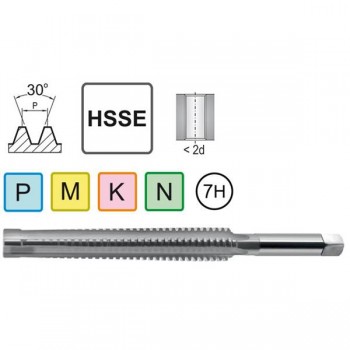 Метчик трапециевидный Tr 30X6 HSSE DIN 103 7H Fra