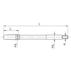Tap NGMf M48 HSS DIN 357 6H - zdjęcie 2
