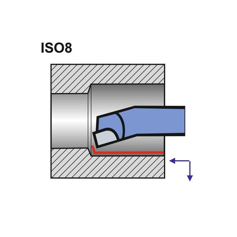 Nóż Tokarski NNWa 10X10 H10/K10 ISO 8R - Artykuły Techniczne