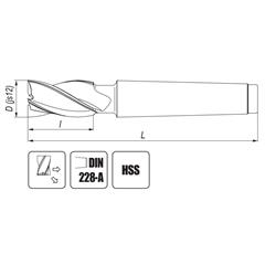 Frez trzpieniowy fi 22,4 mm HSS - Artykuły Techniczne - zdjęcie 1