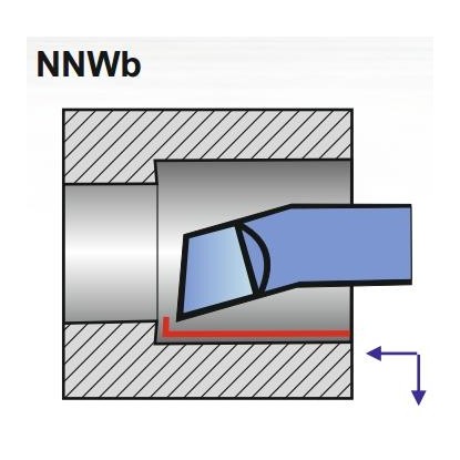 Фреза токарно-винторезная NNWb 25X25 SKC ISO 9