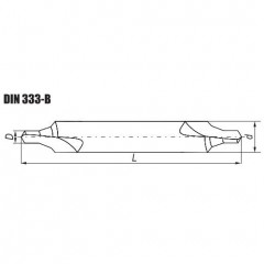 Nawiertak NWRd 1,6 DIN 333-B HSS - Artykuły Techniczne - zdjęcie 1