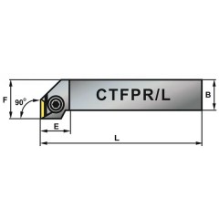 Nóż Tokarski CTFPR 32X25-16 - Artykuły Techniczne - zdjęcie 1