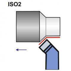 Turning Tool NNZc 50X50 S10/P10 ISO 2R