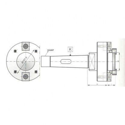 Trzpień 2842 5B-50-48 DIN 2080 (PTFs 2842) - Artykuły Techniczne Trzpień 2842 5B-50-48 DIN 2080 (PTFs 2842) - Artykuły Techniczne