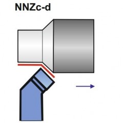 Turning Tool NNZd 10X10 SW18 ISO 2L