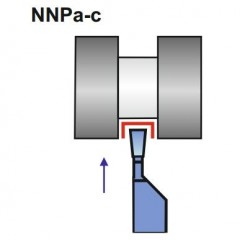 Nóż tokarski przecinak NNPa 16X10 SK5 ISO 7R