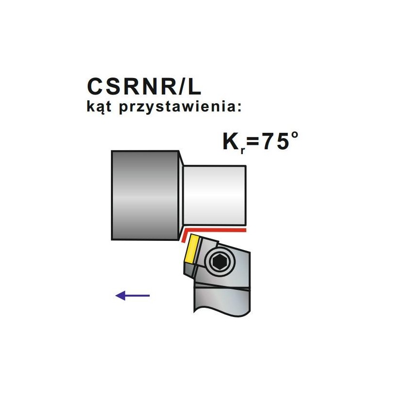 Nóż Tokarski CSRNR 20X20-16 - Artykuły Techniczne