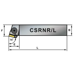 Nóż Tokarski CSRNR 20X20-16 - Artykuły Techniczne - zdjęcie 1