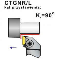 Nóż Tokarski CTGNL 20X20-16 - Artykuły Techniczne