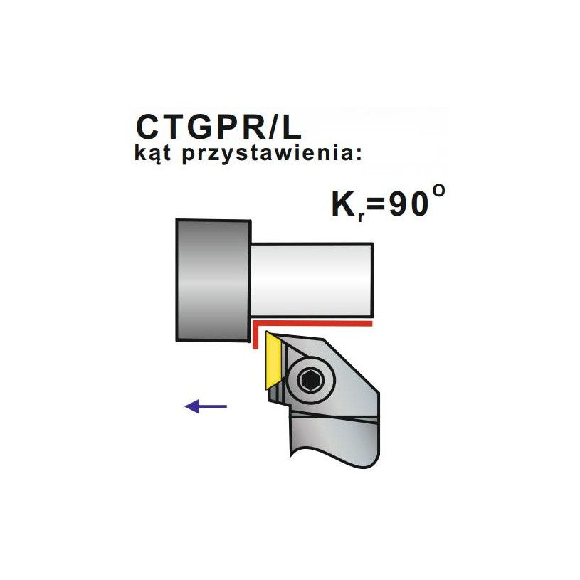 Nóż Tokarski CTGPL 40X40-22 - Artykuły Techniczne