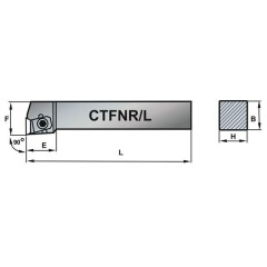 Nóż Tokarski CTFNL 20X20-16 - Artykuły Techniczne - zdjęcie 1