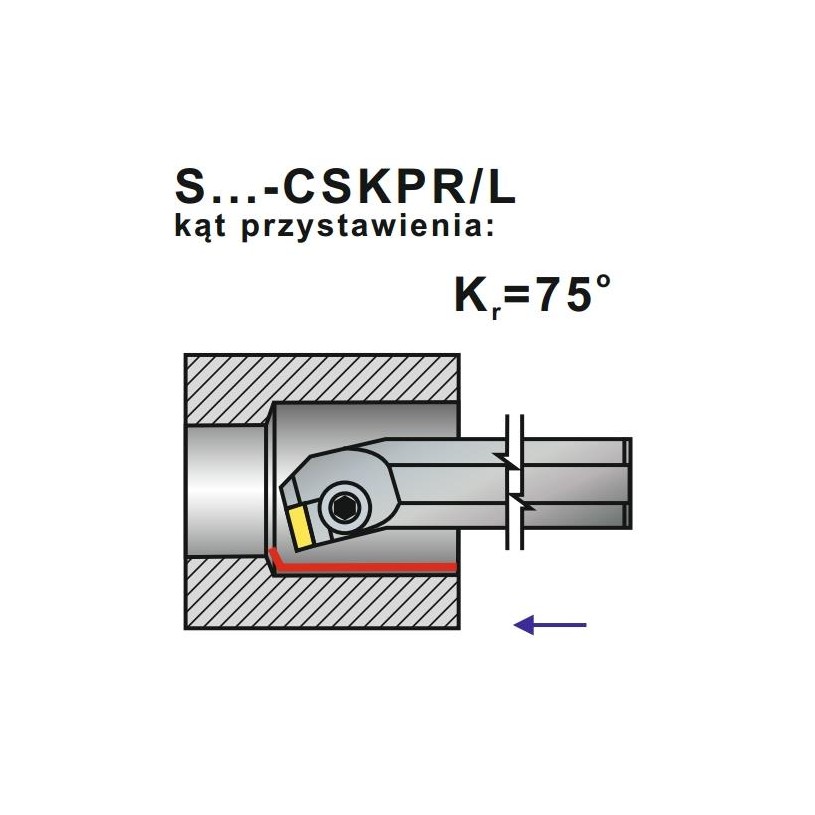 Nóż Tokarski S20S CSKPL 09 - Artykuły Techniczne