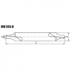 Nawiertak NWRd 5 DIN 333-B HSS - Artykuły Techniczne - zdjęcie 1