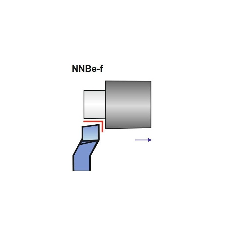 Nóż Tokarski NNBf 25X25 SW7 ISO 6L - Artykuły Techniczne