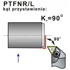 Nóż Tokarski PTFNR 32X25-16 - Artykuły Techniczne